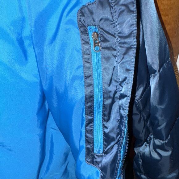 North Face Puffer Jacket Women Medium Blue 550 Down Fill Packable Lightweight - Picture 11 of 14